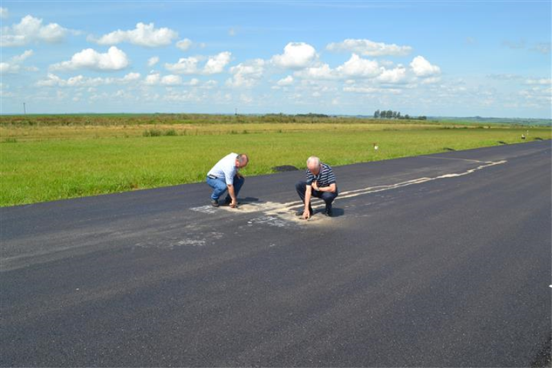 Chuvas prejudicam andamento das obras do Aeroporto de Santo Ângelo